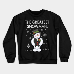 Frosty Abominable Greatest Snowman Hat Christmas Crewneck Sweatshirt